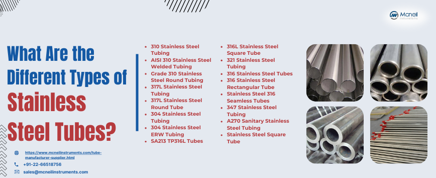 What Are the Different Types of Stainless Steel Tubes?